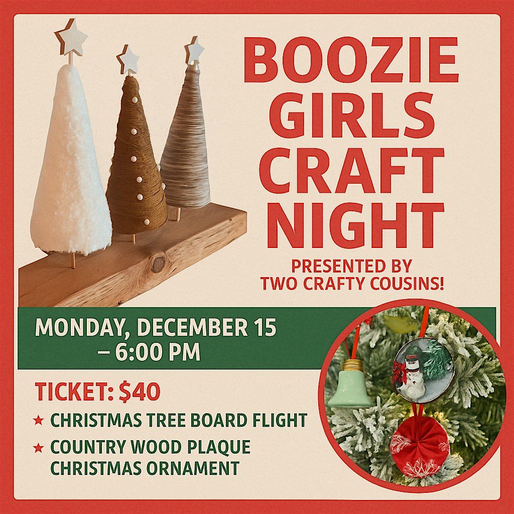 Boozie girls craft night