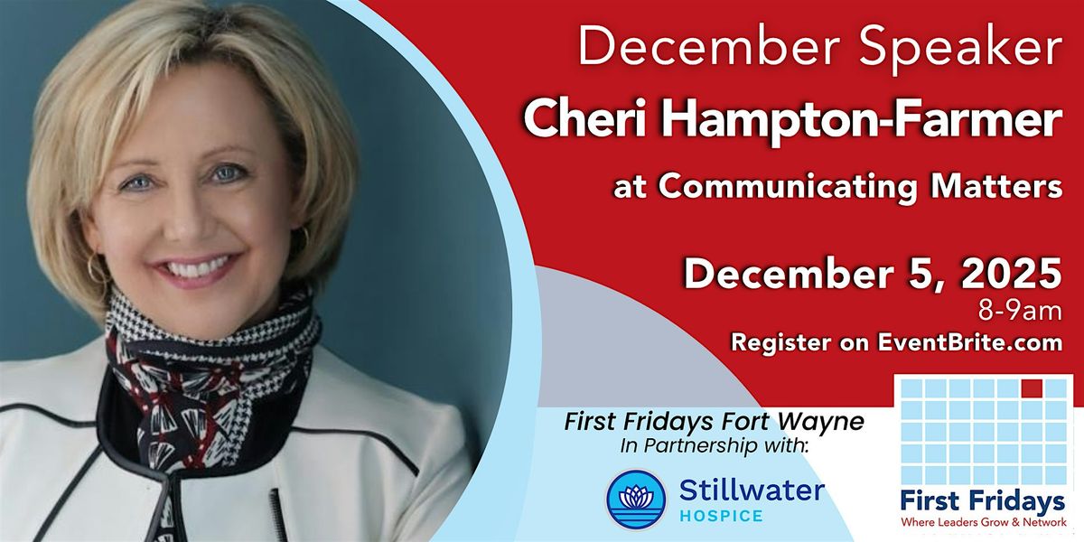December First Fridays with Cheri Hampton-Farmer