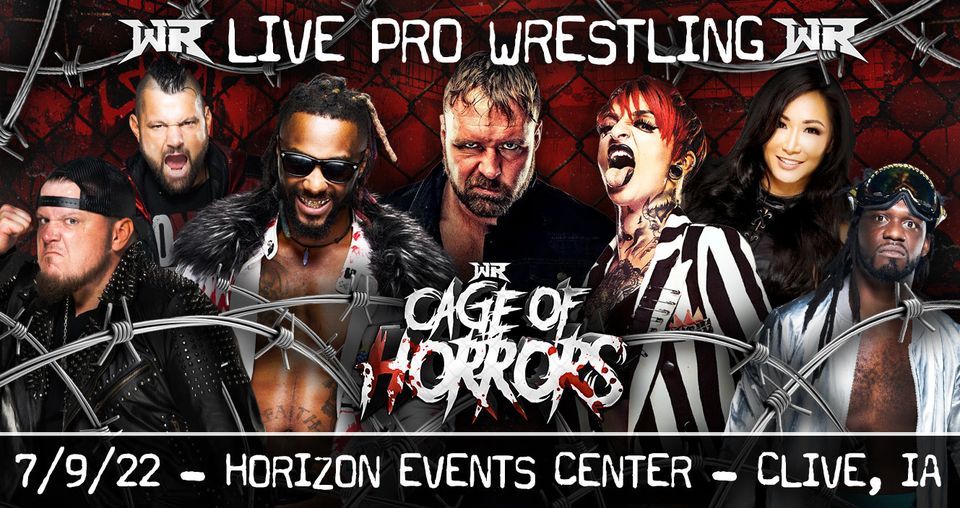 Wrestling REVOLVER Cage of Horrors Horizon Events Center, Clive, IA