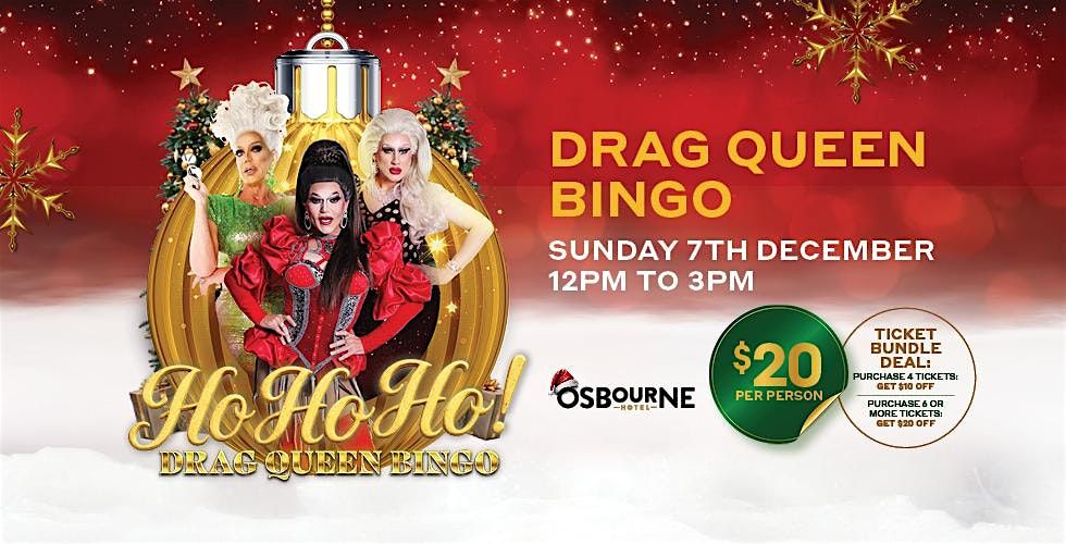 Christmas Drag Queen Bingo - HO HO HO!