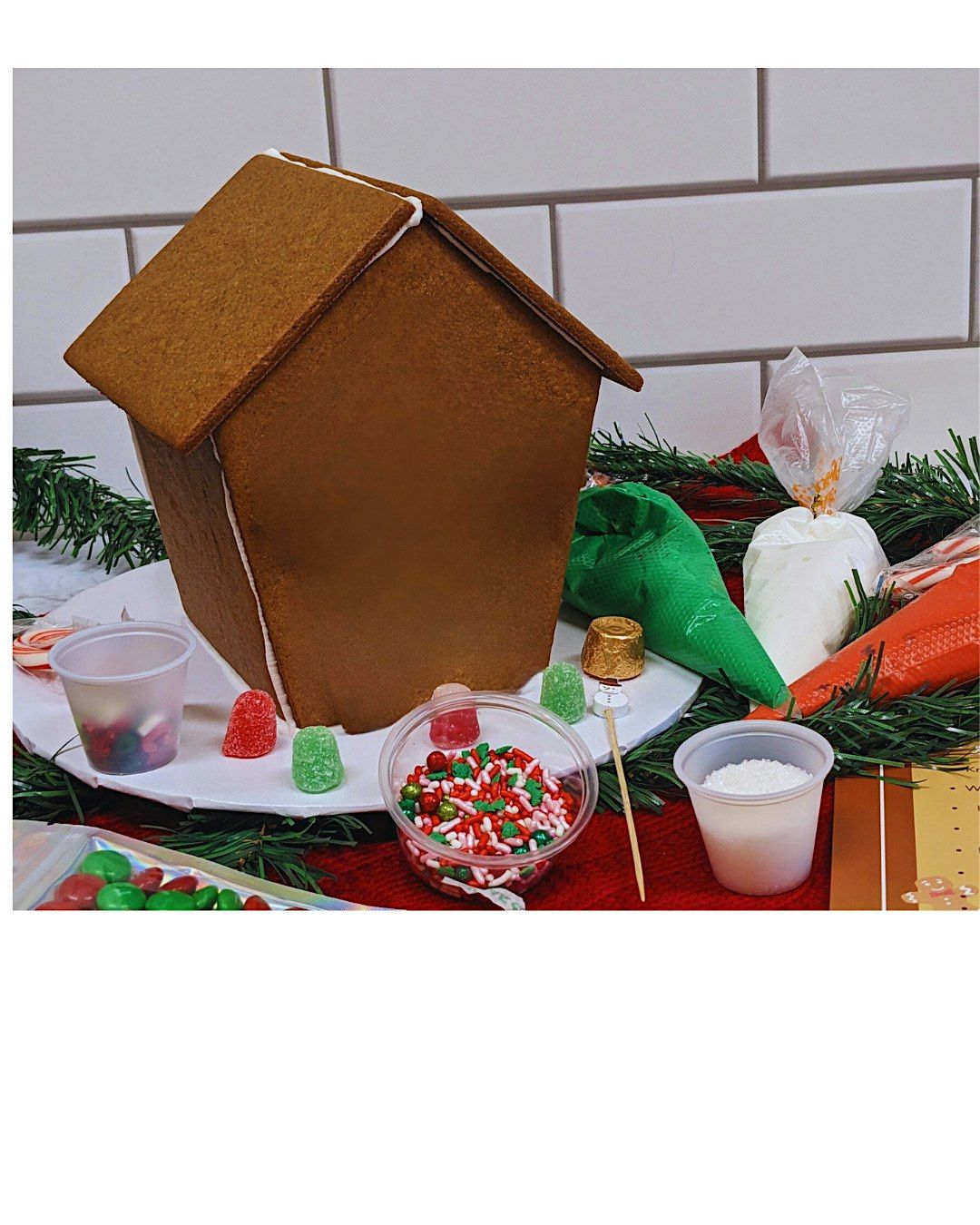 Gingerbread House Cookie Decorating