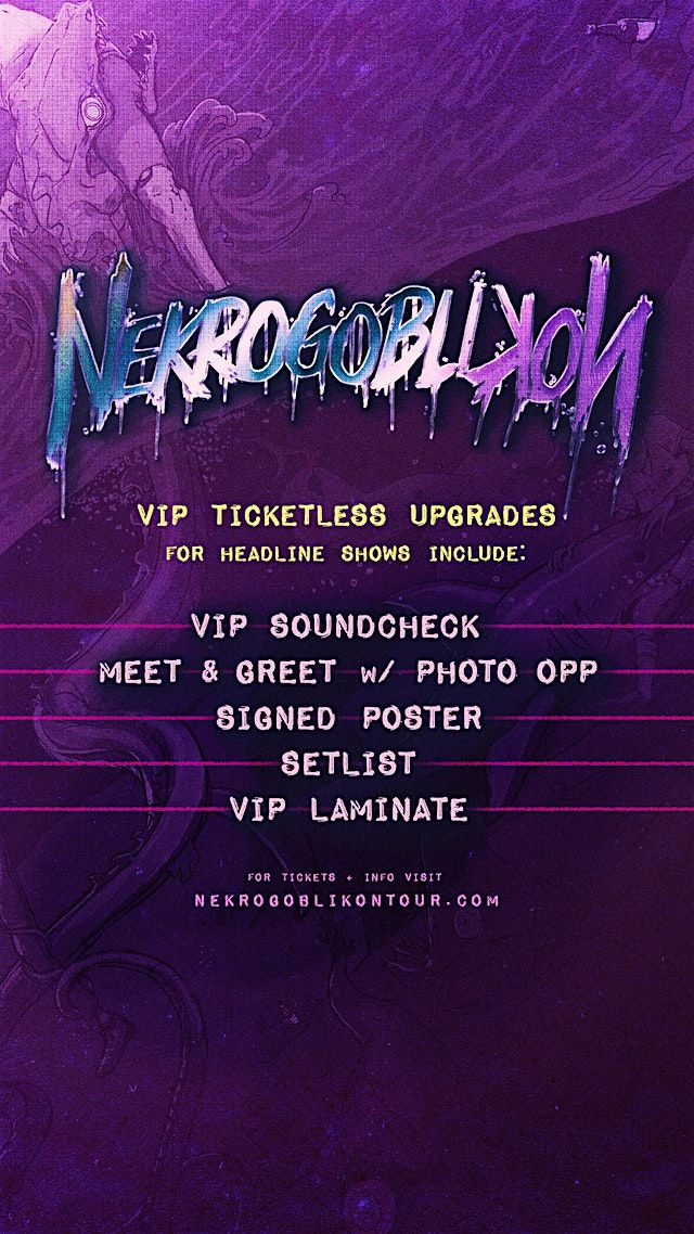 Nekrogblikon M&G Ticketless Upgrade - Colorado Springs