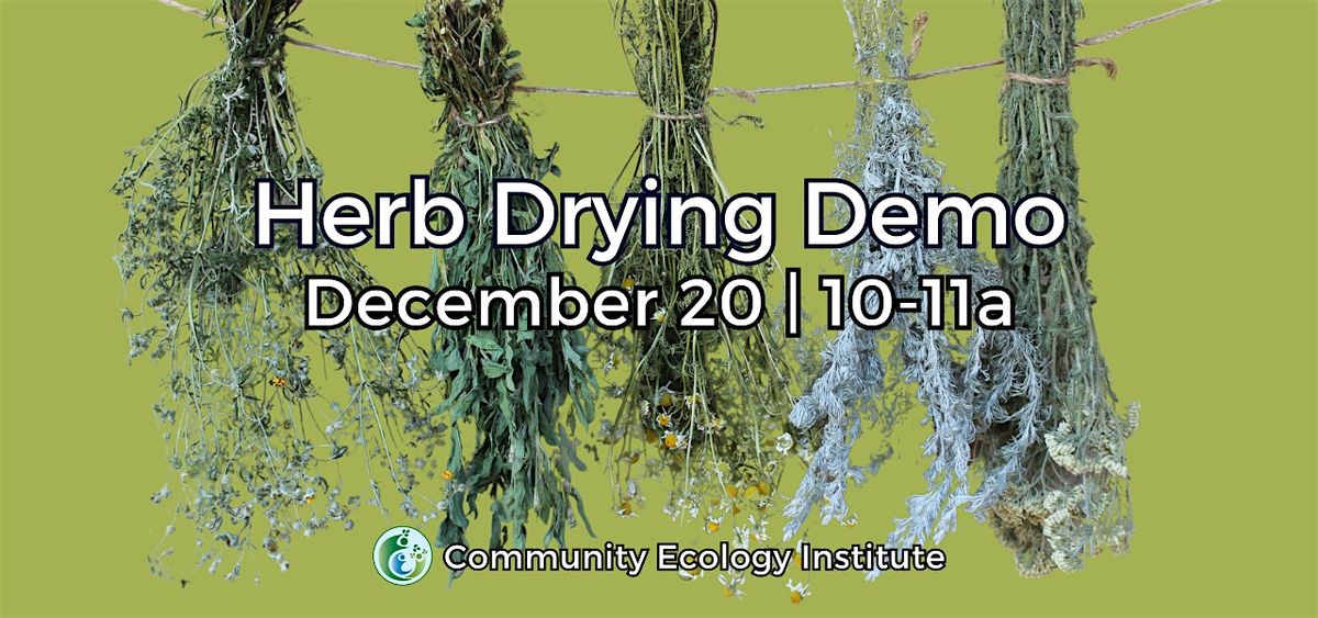 Herb Drying Demo