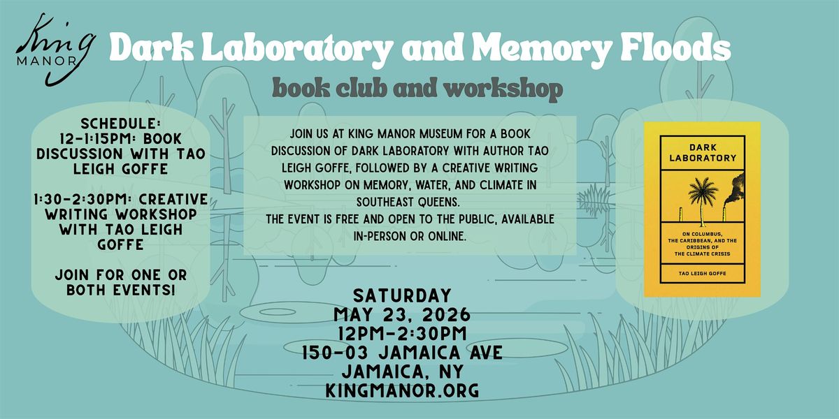 Notes From A Dark Laboratory: A Writing Workshop with Tao Leigh Goffe