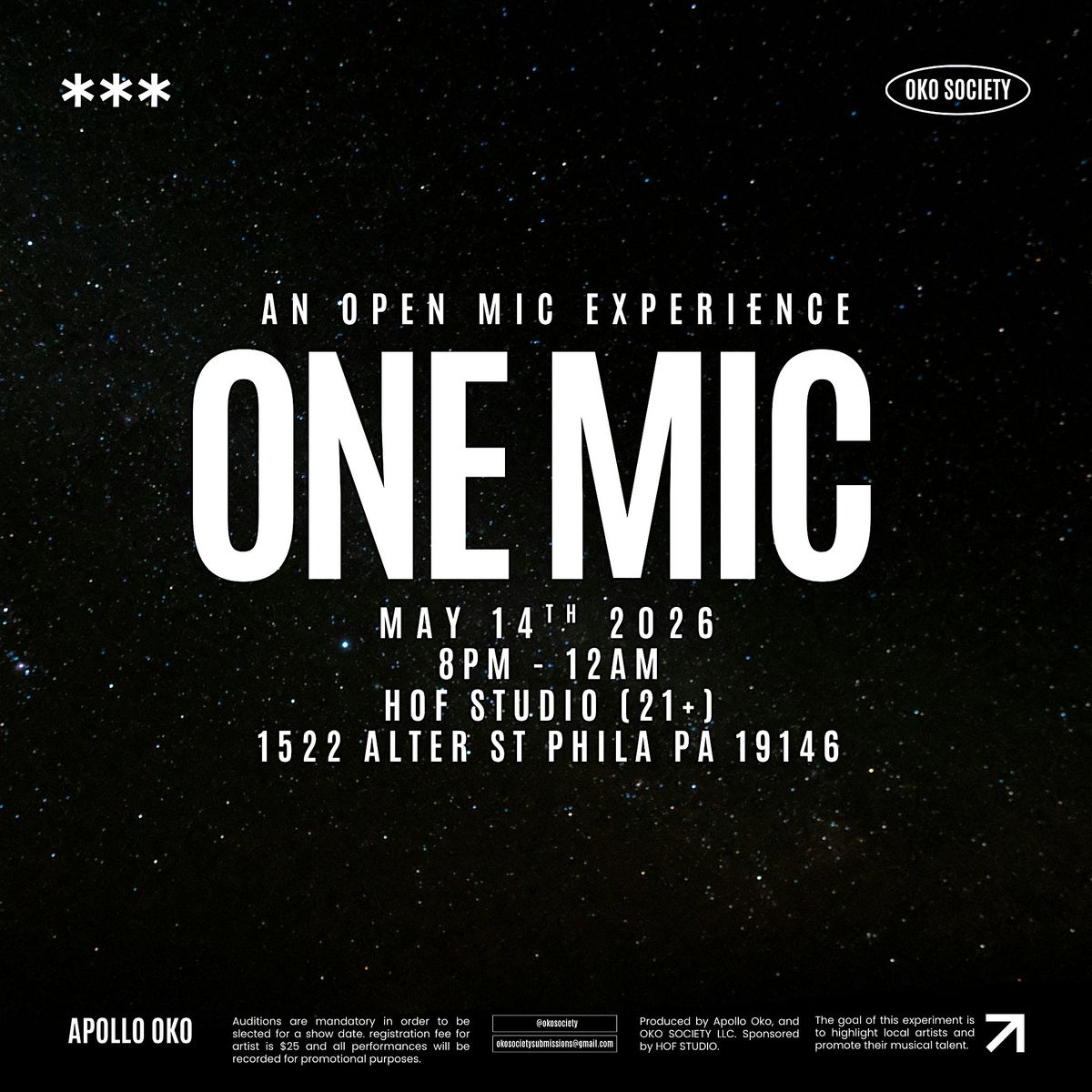 ONE MIC PHILLY