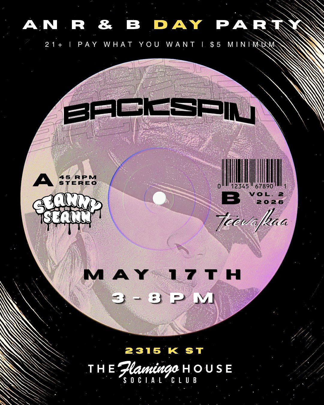 BACK SPIN DAY PARTY