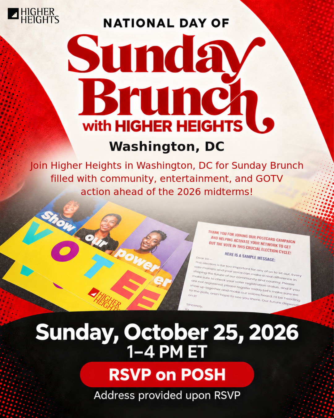 #BlackWomenVote National Day of Sunday Brunch in DC at Busboys and ...