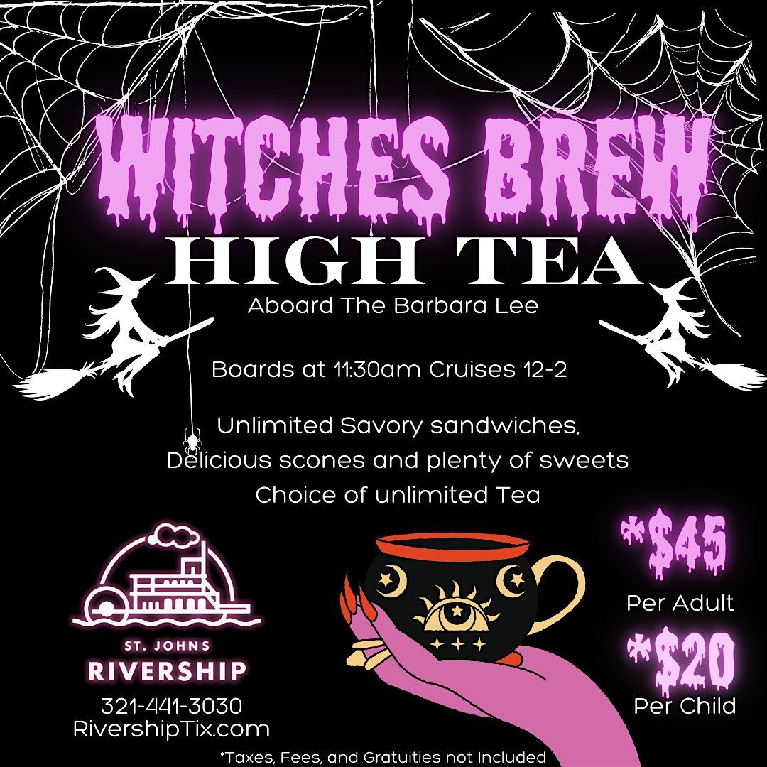 Witch's Brew High tea