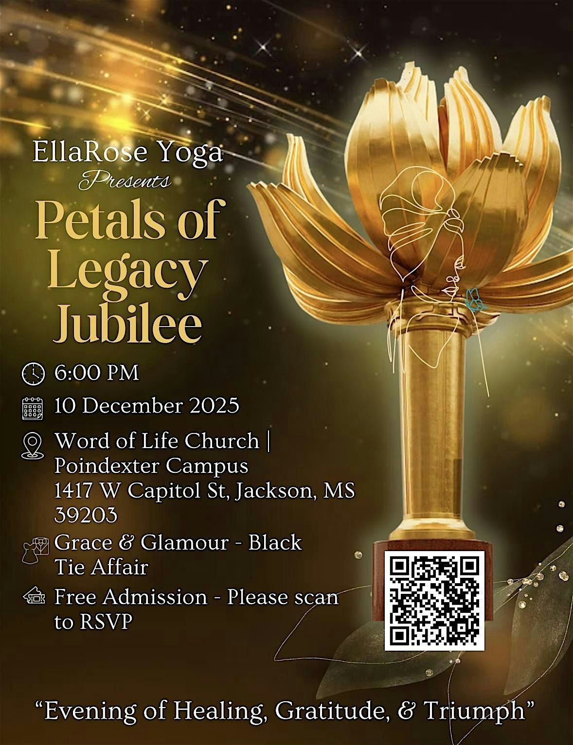 Petals of Legacy Jubilee~ A Black Tie Affair
