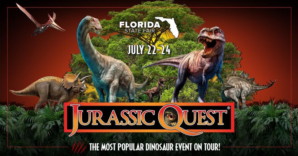 Jurassic Quest Tampa, FL Florida State Fairgrounds, Thonotosassa