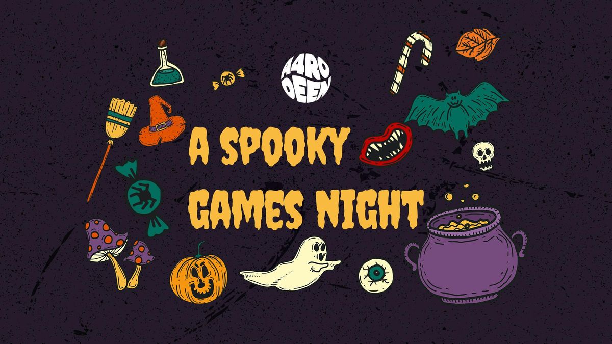 \ud83c\udf83 A Spooky Games Night + Afterparty \ud83d\udc7b