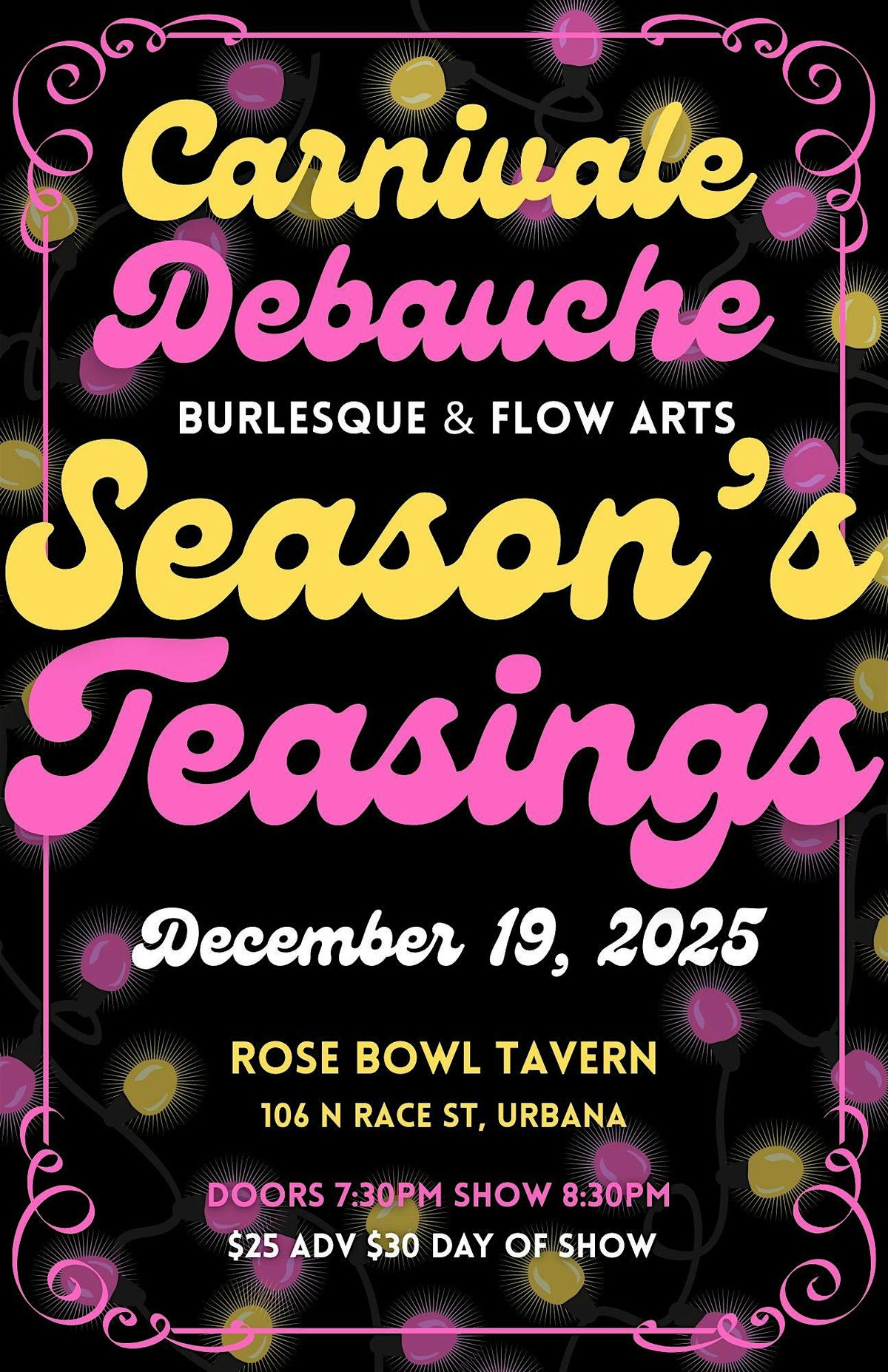 Carnivale Debauche Presents: Season's Teasings