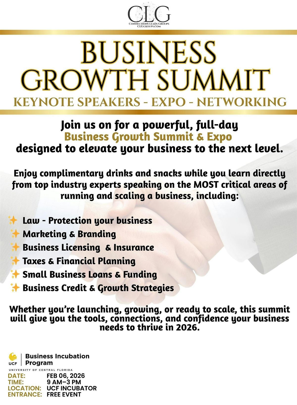 CLG - Business Growth Summit & Expo