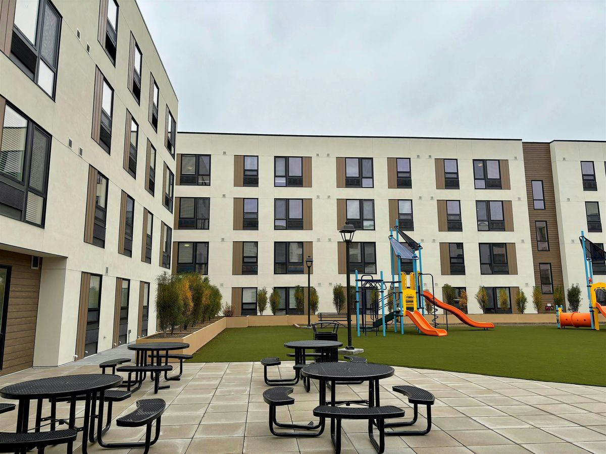 Grand Opening of the Denton Apartments