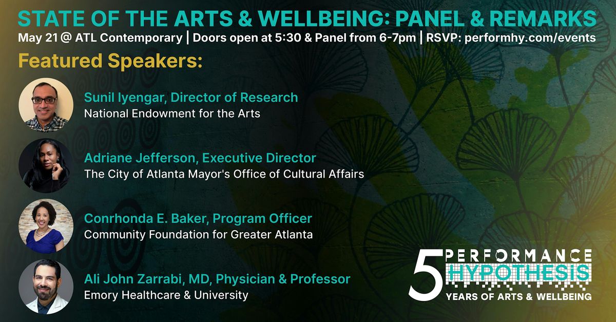 State of the Arts & Wellbeing: Panel & Remarks