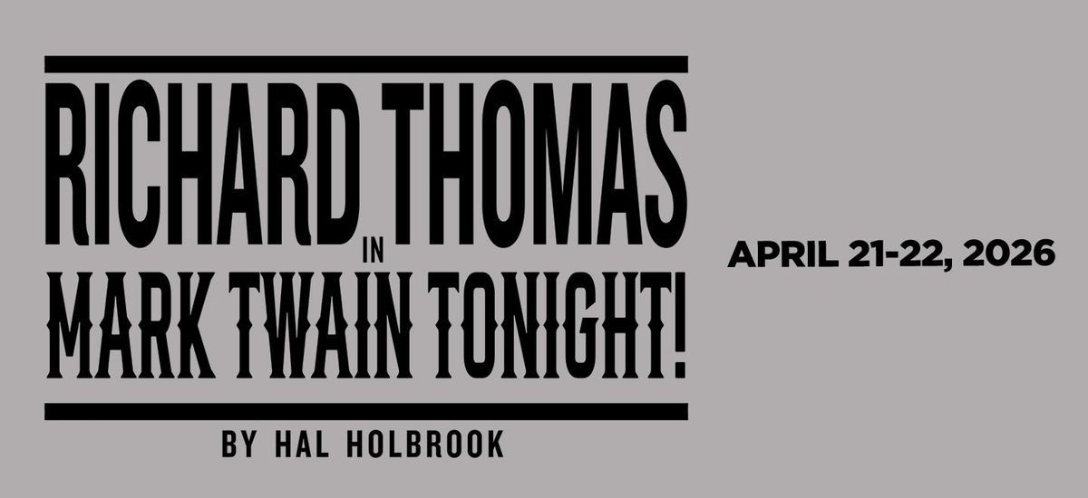 Mark Twain Tonight