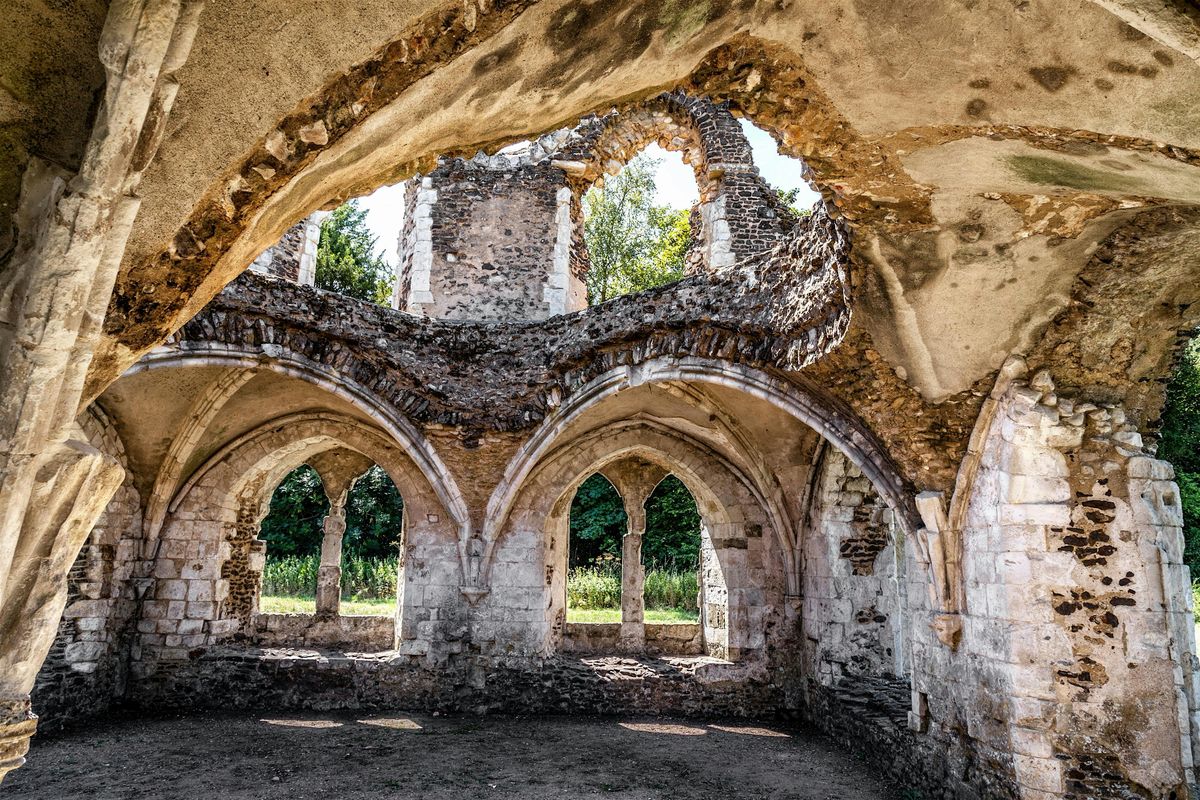 HIKE 20km Abbeys, Woodlands, Witches Caves & Country Houses of River Wey