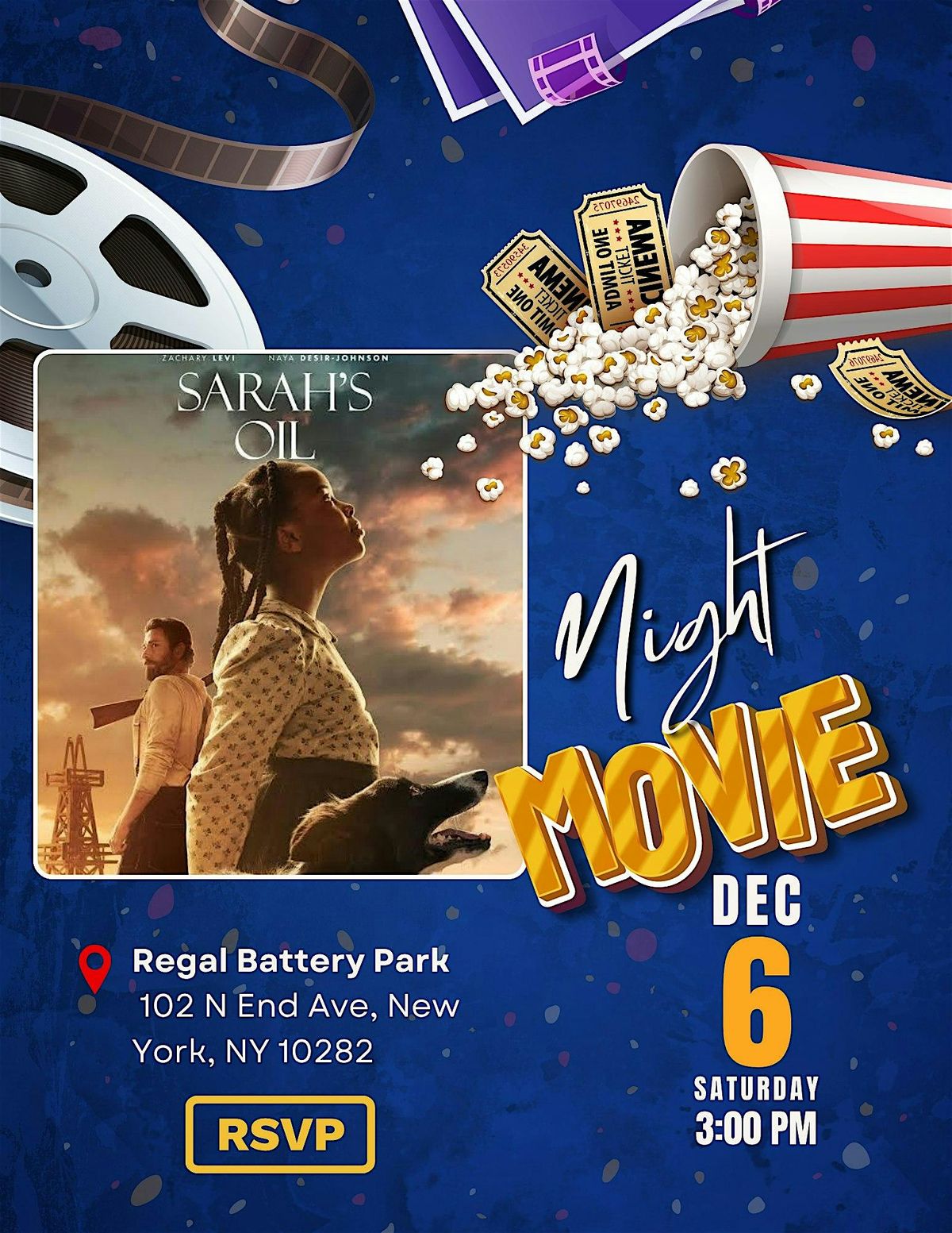 Secure Your Seat Today for Cortelyou\u2019s Private Showing of Sarah\u2019s Oil!