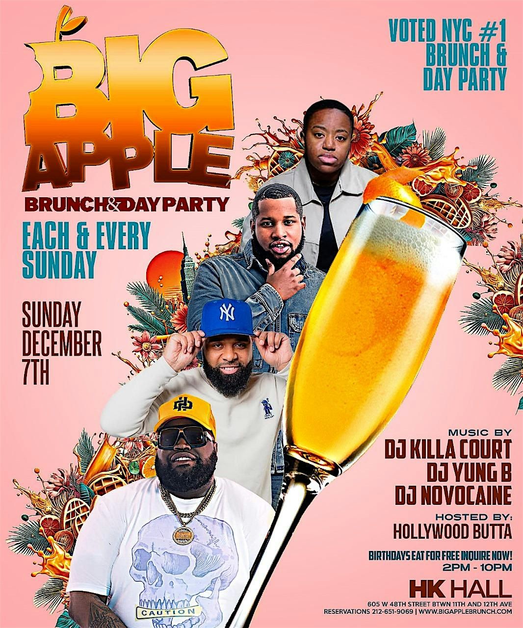 Sunday Funday at The Big Apple Brunch