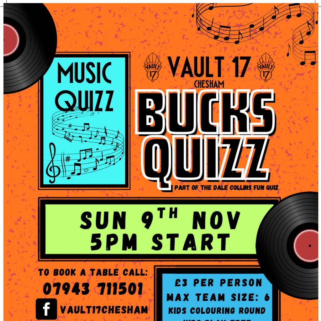 Bucks Quiz - Music