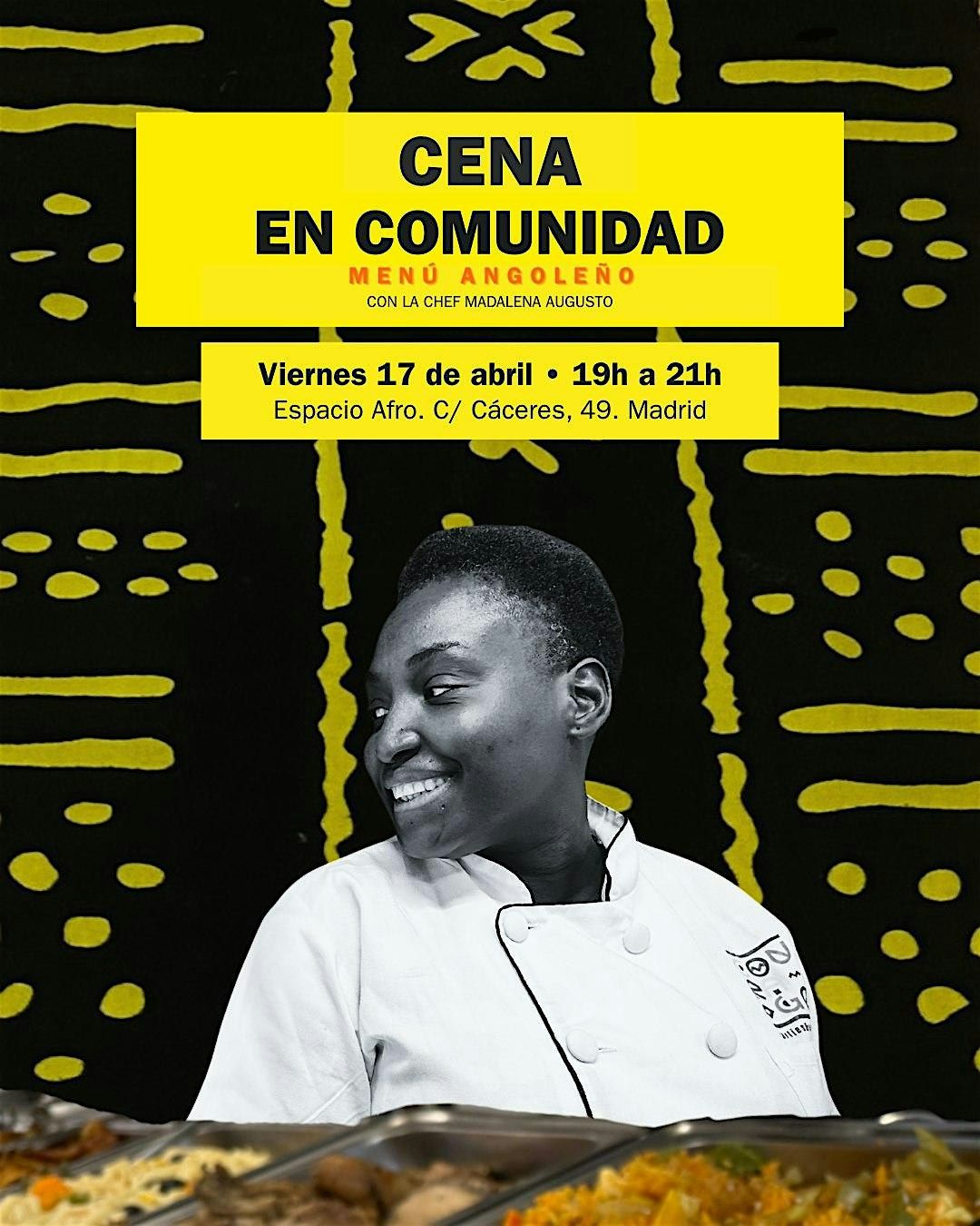 Cena en comunidad | Men\u00fa angole\u00f1o