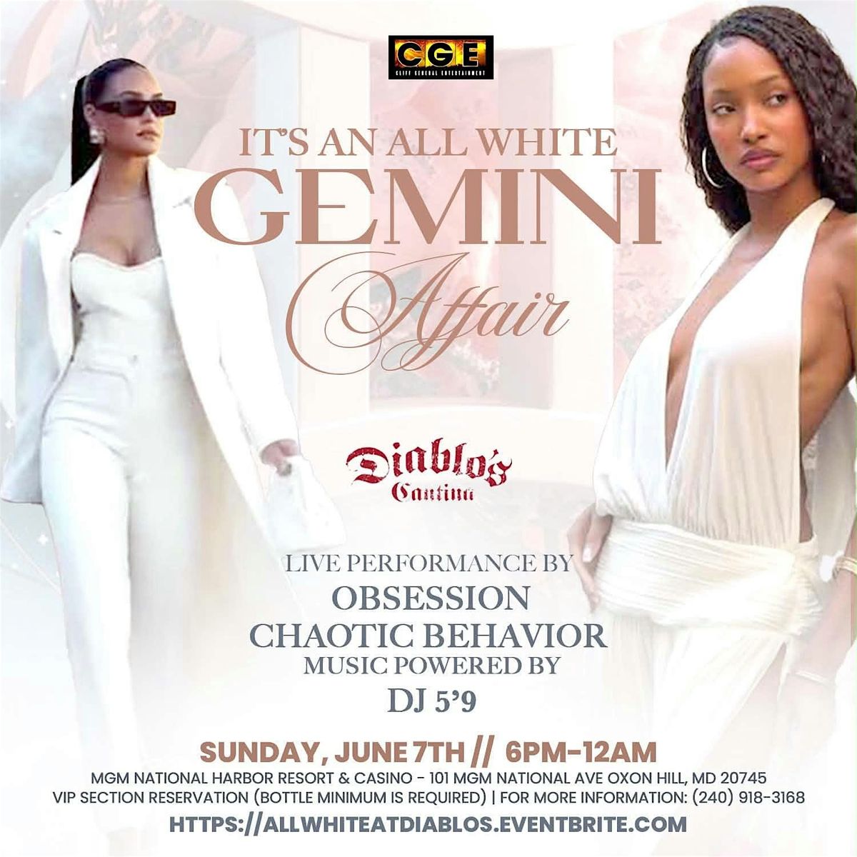 It's an All White Affair "Celebrating Gemini Season"