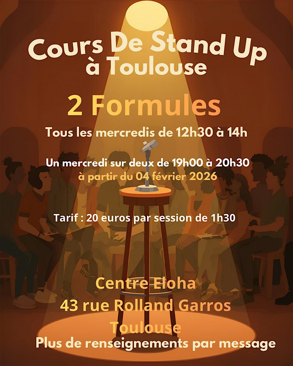 Cours de stand up & Impro \u00e0 Toulouse !!!