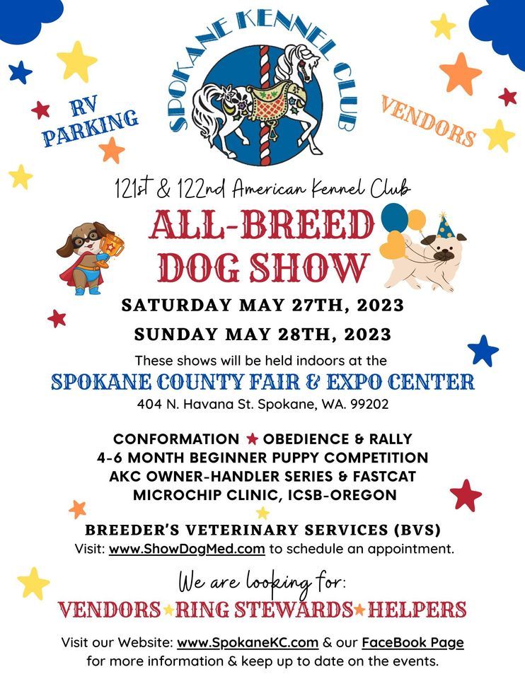 Spokane Kennel Club AllBreed Shows + Specialties Spokane County Fair