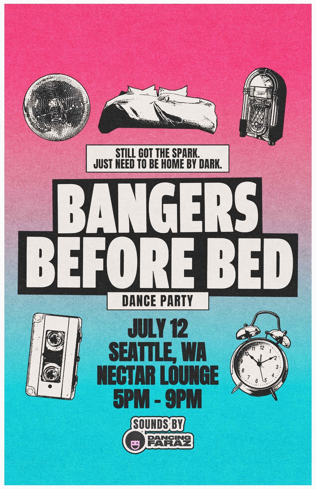 Bangers Before Bed at Ophelias Electric Soapbox
