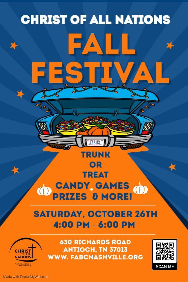 Fall Festival 2024 630 Richards Road, Antioch, TN, United States