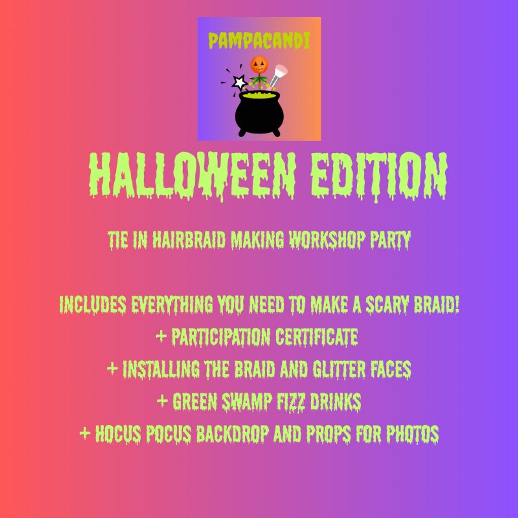 Spooky reusable hairbraid workshop