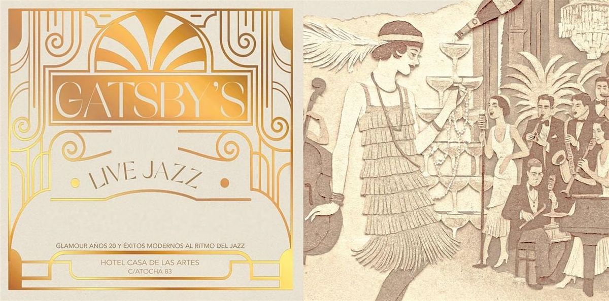 Cena y m\u00fasica en directo con: GATSBY'S JAZZ BAND