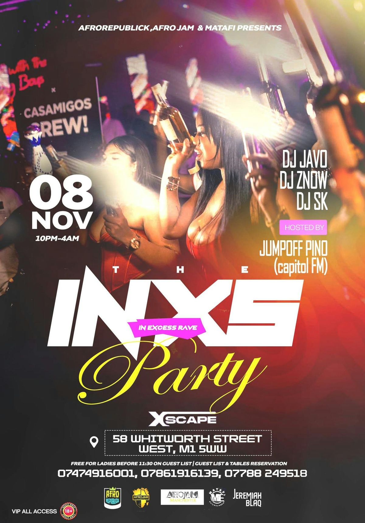 THE INXS PARTY \u2013 Afrobeats\/HipHop\/Amapiano\/Dancehall