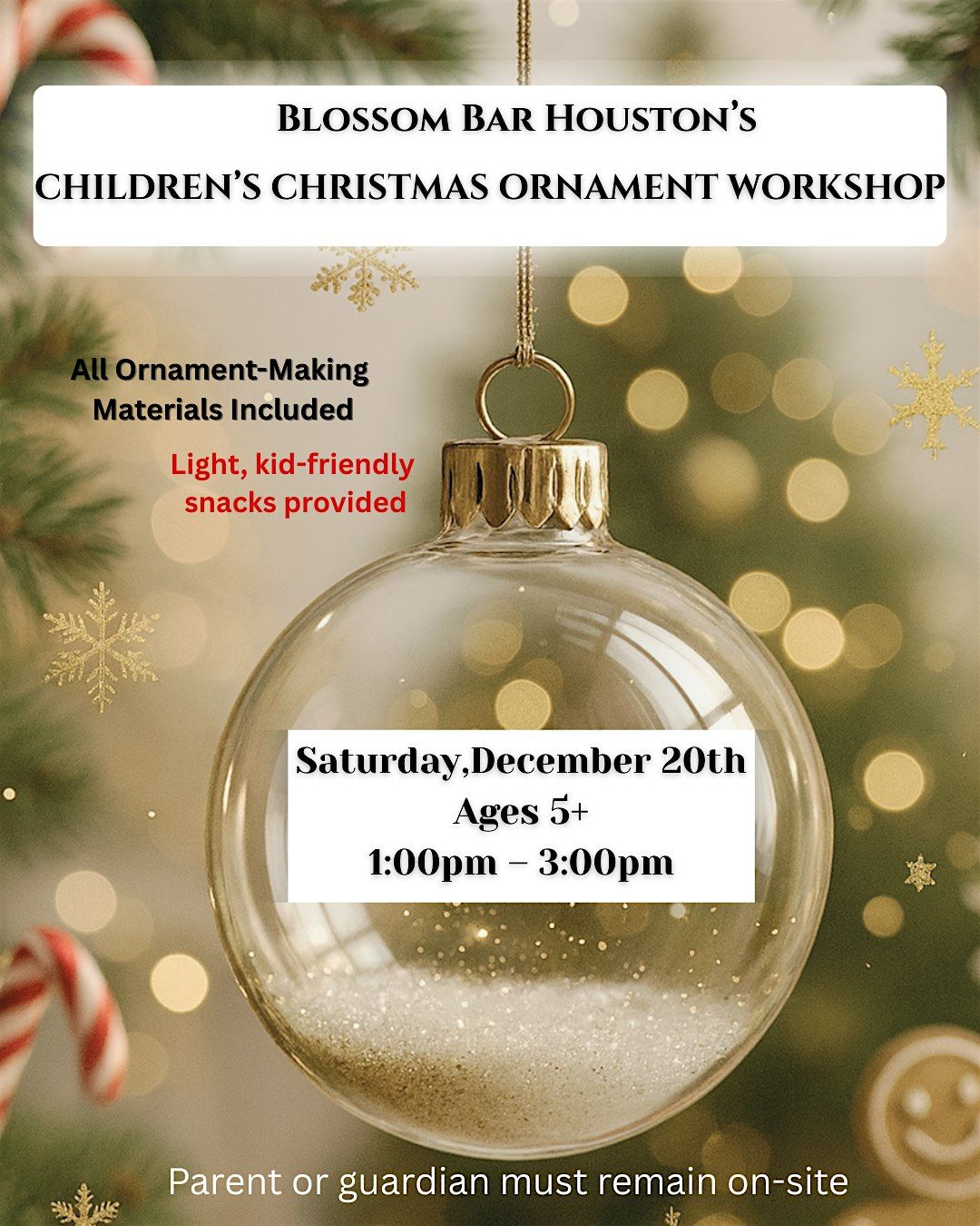Children's Christmas Ornament Workshop