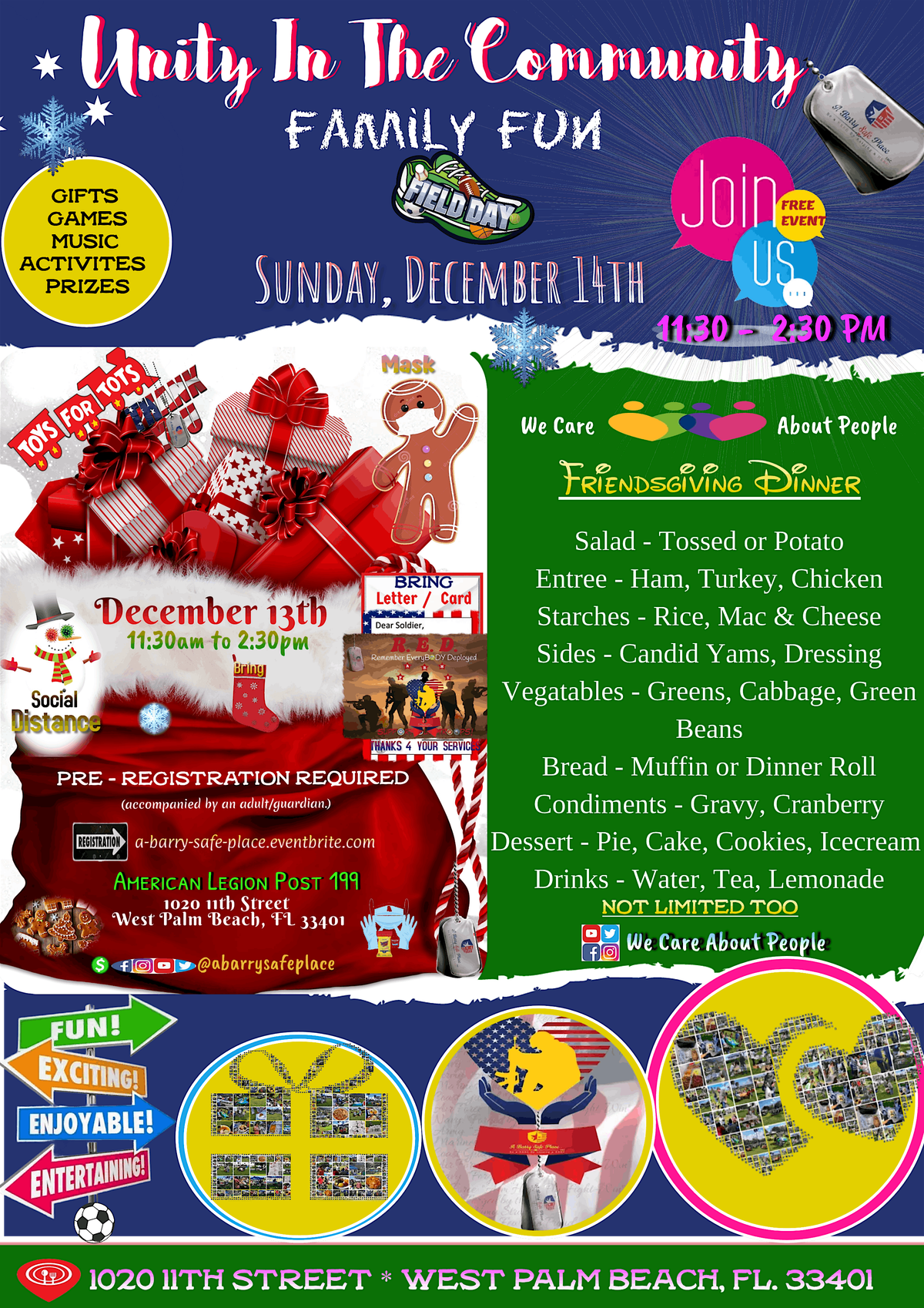 Toy "Gift Away" & "FriendsGiving Dinner"!