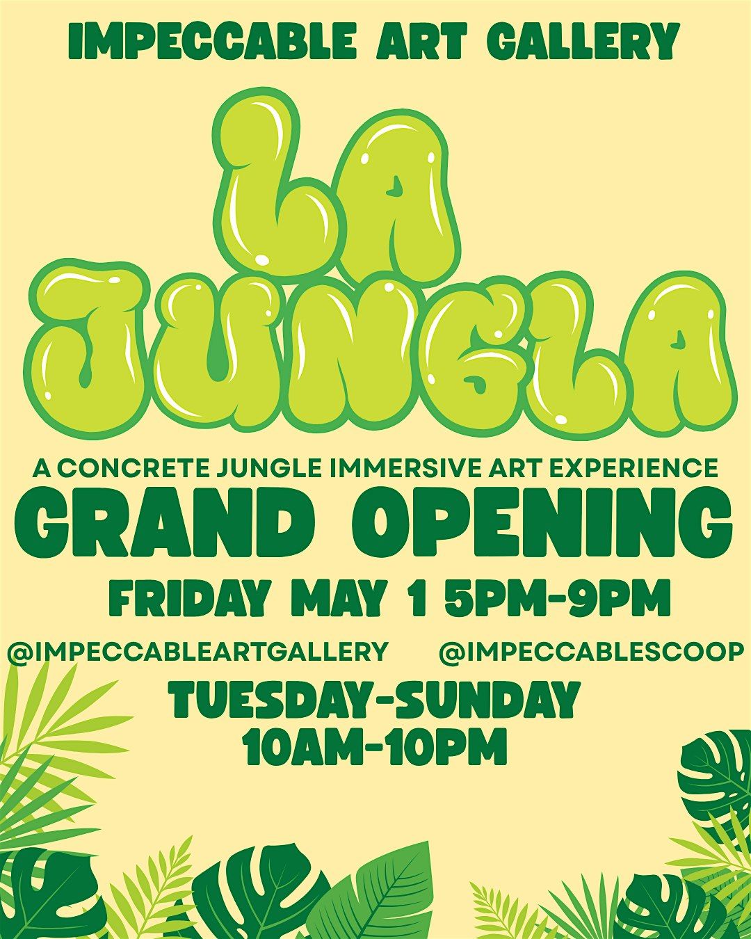 LA JUNGLA - A Concrete Jungle Immersive Art Experience