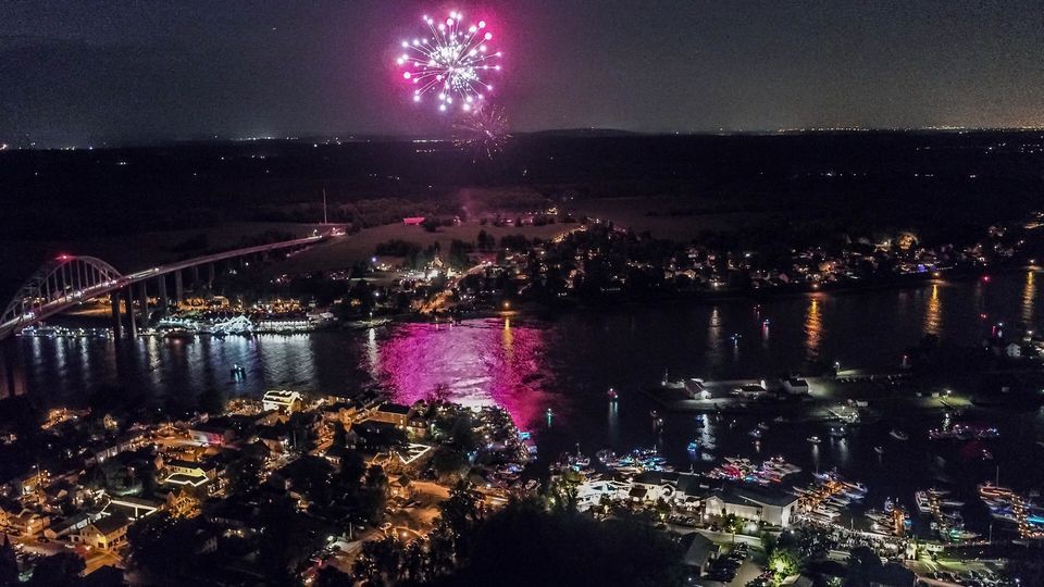 Chesapeake City Fireworks 2023 Pell Gardens Park, Chesapeake City, MD
