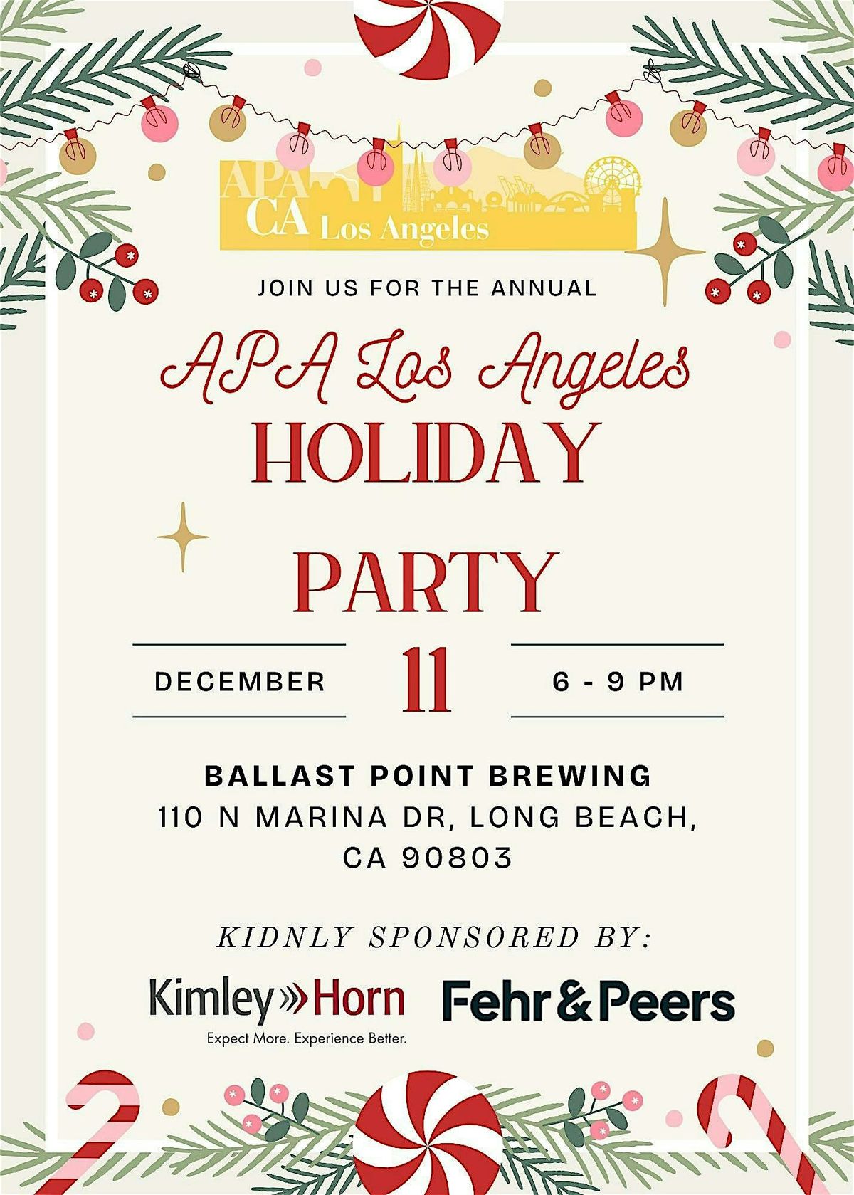 APA Los Angeles 2025 Holiday Party