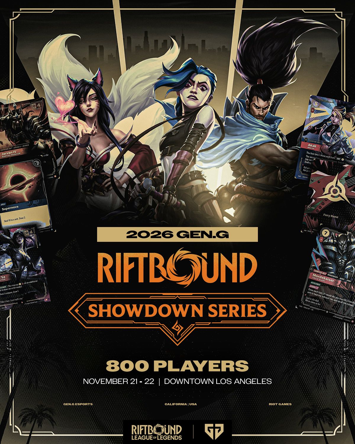 Gen.G LA Showdown Series at Magic Box, Los Angeles on 21st November, 2026