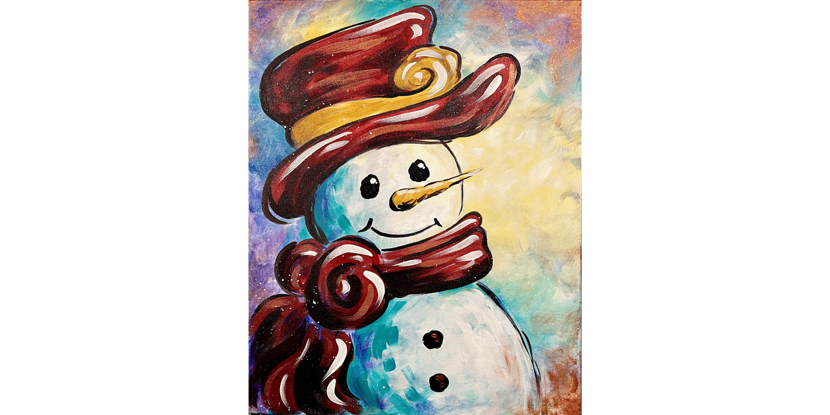 The Dapper Snowman - Paint and Sip in Tyler | Classpop!\u2122