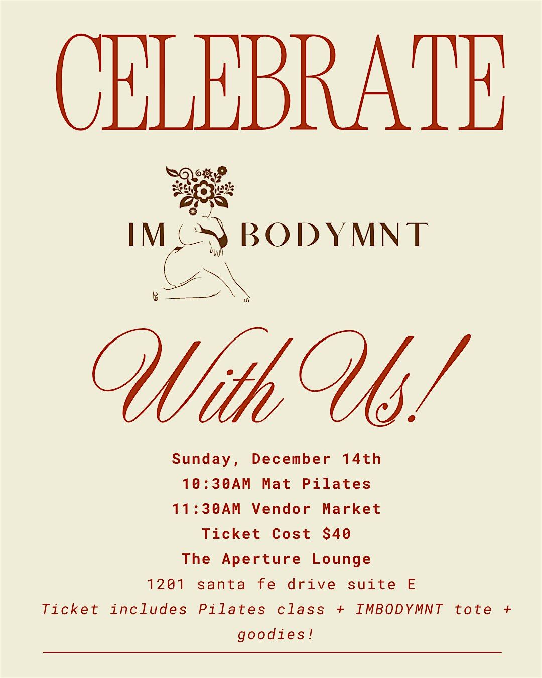 The IMBODYMNT Celebration