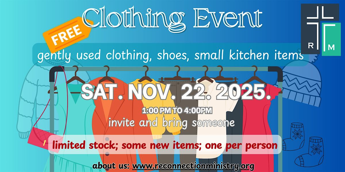 FREE Clothing Event