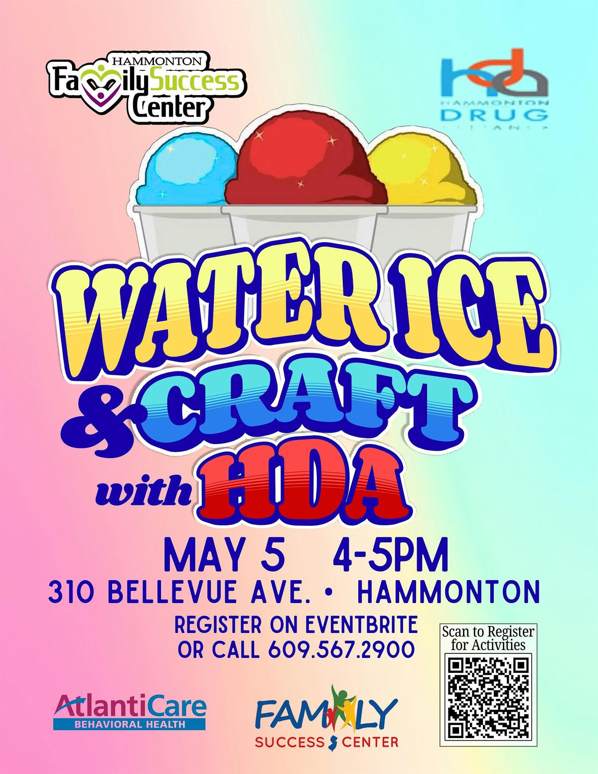 Water Ice and Craft with HDA at Hammonton Family Success Center on 5th ...