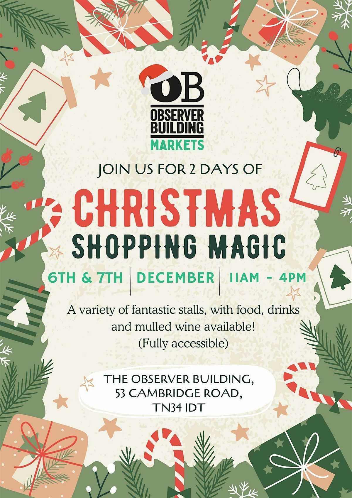 Observer Building Indoor Christmas Market weekend