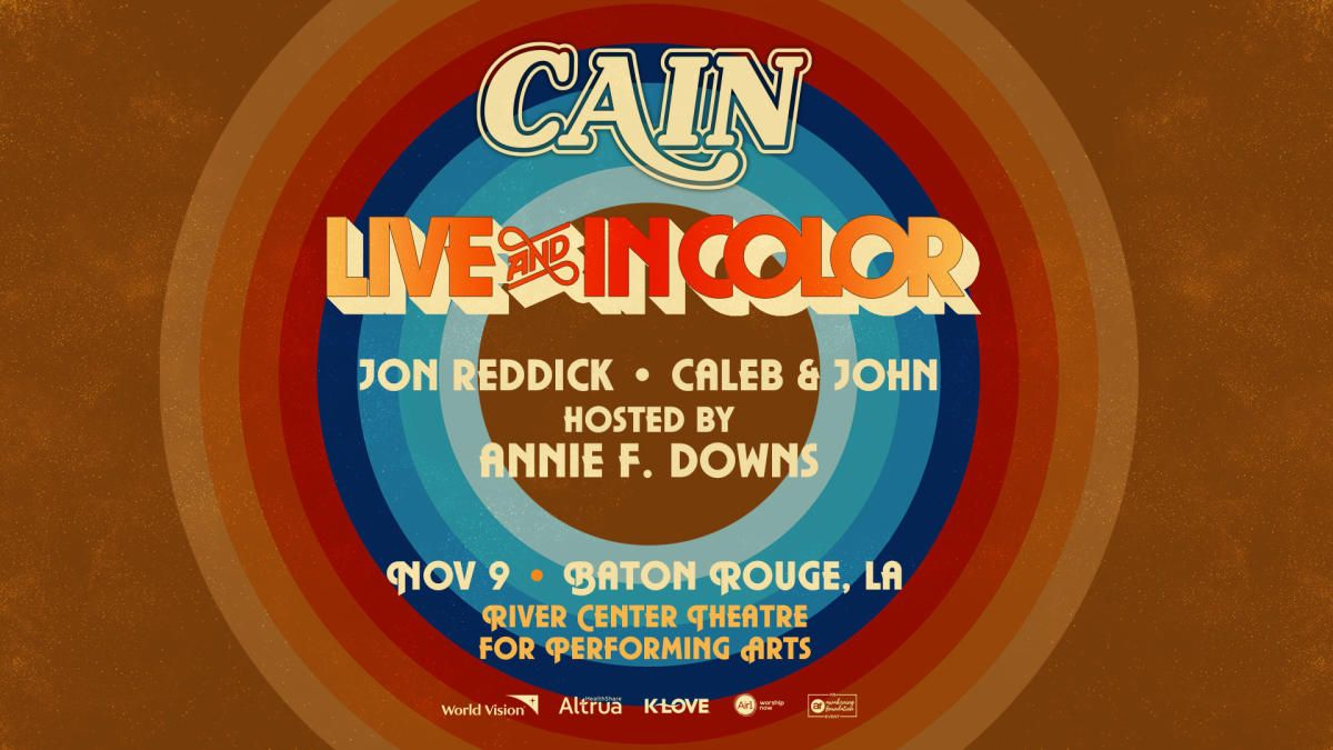 CAIN with Jon Reddick, Caleb & John, hosted by Annie F. Downs