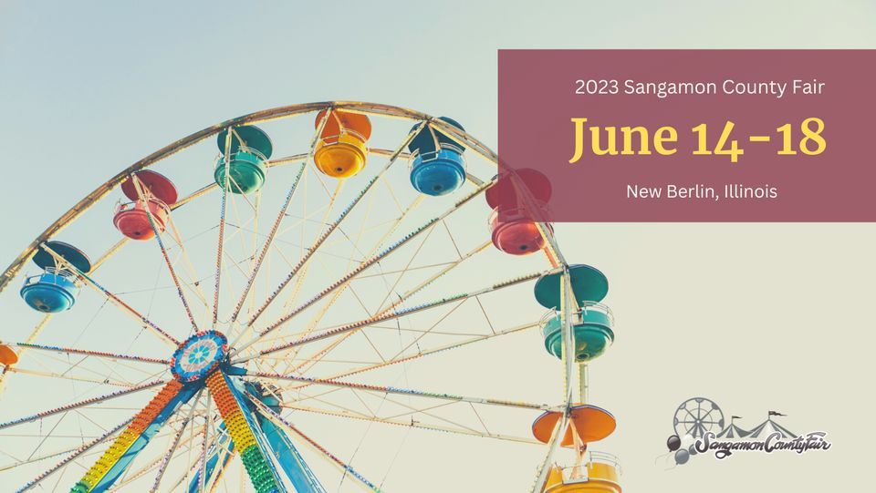 2023 Sangamon County Fair Sangamon County Fair, Franklin, IL June