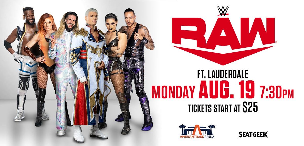 WWE Monday Night RAW at Scotiabank Arena