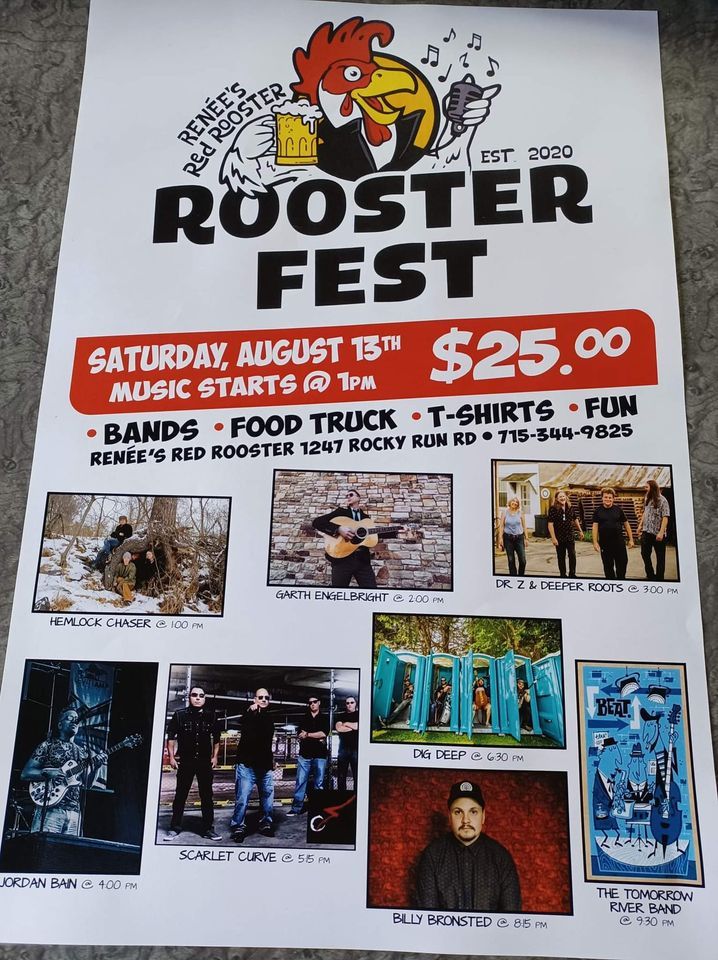 Jordan Bain Renees RoosterFest 2022! Renee's Red Rooster Bar and