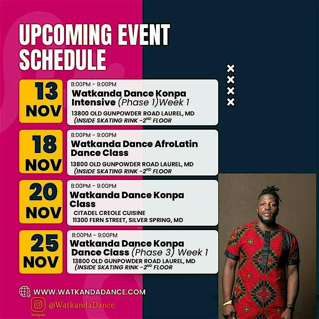 Konpa Progressive Intensive Phase 1 (5weeks)