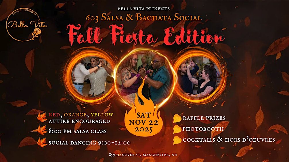 603 Salsa & Bachata Social: Fall Fiesta Edition!